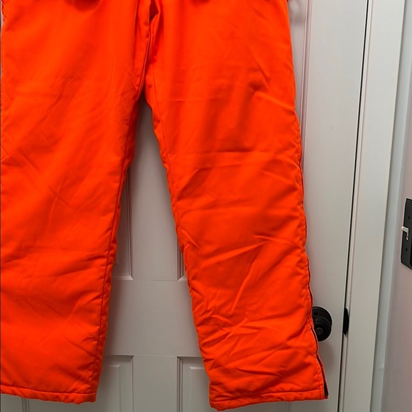 Mount'n Prairie Blaze Orange Double Zippered Legs Insulated Pants - Size Medium - Picture 10 of 16